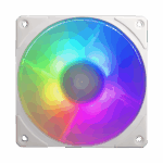 Fan Cooler Master - Case Fan - 12cm - Mobius 120P ARGB White Fan - MFZ-M2DW-24NP2-R1