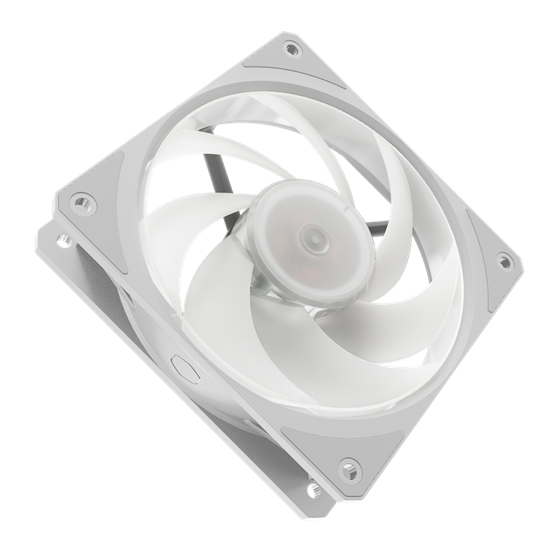 Fan Cooler Master - Case Fan - 12cm - Mobius 120P ARGB White Fan - MFZ-M2DW-24NP2-R1 - Image 3