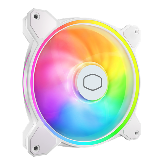 Fan Cooler Master - Case Fan - 14cm - MasterFan MF140 Halo2 - Fehér - MFL-B4DW-16NP2-R2