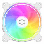 Fan Cooler Master - Case Fan - 14cm - MasterFan MF140 Halo2 - Fehér - MFL-B4DW-16NP2-R2 - Image 2