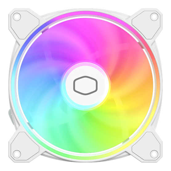 Fan Cooler Master - Case Fan - 14cm - MasterFan MF140 Halo2 - Fehér - MFL-B4DW-16NP2-R2 - Image 2