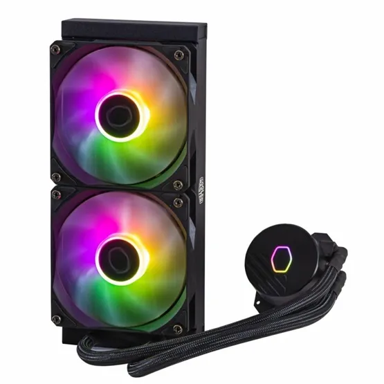 Fan Cooler Master - MasterLiquid 240L Core ARGB White - Vízhűtés/univerzális - MLW-D24M-A18PZ-RW - Image 3
