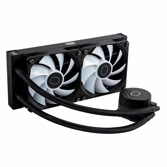 Fan_Cooler_Master_-_MasterLiquid_240L_Core_ARGB_White_-_Vizhutesuniverzalis_-_MLW-D24M-A18PZ-RW-i680546.jpg Fan Cooler Master - MasterLiquid 240L Core ARGB White - Vízhűtés/univerzális - MLW-D24M-A18PZ-RW - Image 4