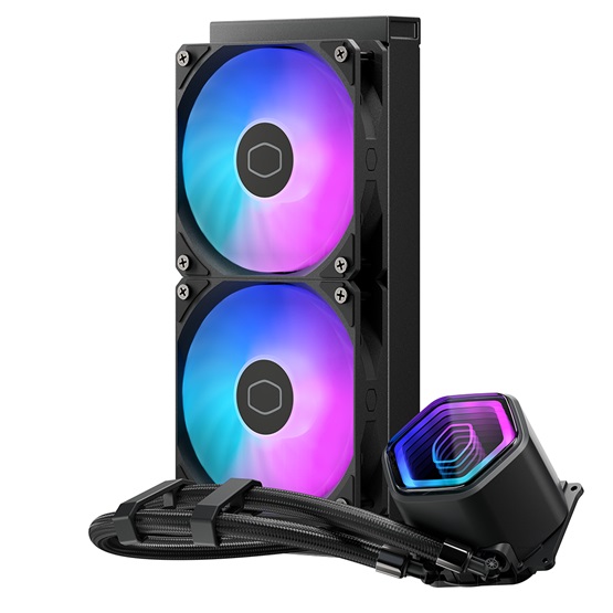 Fan Cooler Master - MasterLiquid 240 Core II ARGB - Vízhűtés/univerzális - MLW-D24M-A18PA-R1 - Image 2