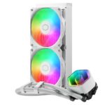 Fan Cooler Master - MasterLiquid 240 Core II White Edition - Vízhűtés/univerzális - MLW-D24M-A18PA-RW - Image 2