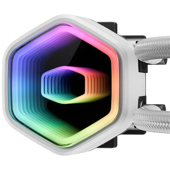 Fan Cooler Master - MasterLiquid 240 Core II White Edition - Vízhűtés/univerzális - MLW-D24M-A18PA-RW - Image 4