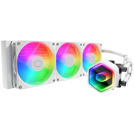Fan_Cooler_Master_-_MasterLiquid_360_Core_II_White_Edition_-_VizhutesUniverzalis_-_MLW-D36M-A18PA-RW-i756421.jpg Fan Cooler Master - MasterLiquid 360 Core II White Edition - Vízhűtés/Univerzális - MLW-D36M-A18PA-RW - Image 1