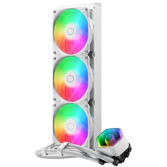 Fan Cooler Master - MasterLiquid 360 Core II White Edition - Vízhűtés/Univerzális - MLW-D36M-A18PA-RW - Image 2