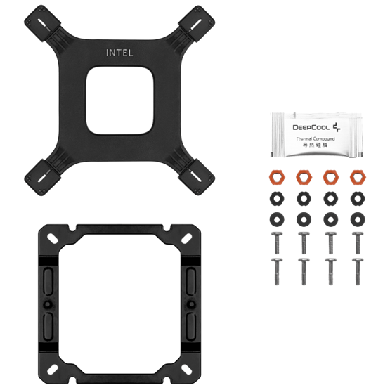 Fan DeepCool AG400 DIGITAL ARGB - Processzor hűtő - R-AG400-BKADMN-G-1 - Image 8