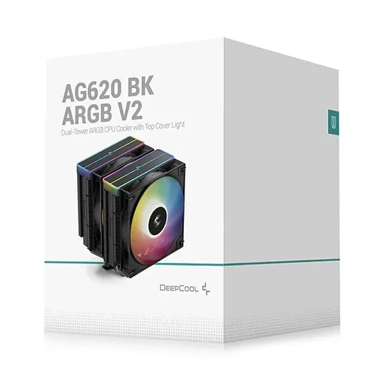 Fan DeepCool AG620 BK ARGB V2 - Processzor hűtő - Fekete - R-AG620-BKAMMN-GJD - Image 7