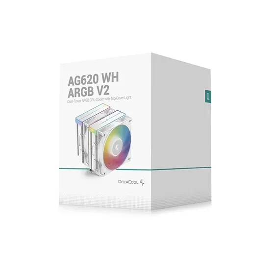 Fan DeepCool AG620 WH ARGB V2 - Processzor hűtő - Fehér - R-AG620-WHAMMN-GJD - Image 7