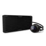 NZXT Kraken 280 280mm 2x140mm AIO fekete vízhűtéses processzor hűtő - Image 2