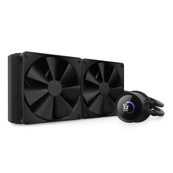 NZXT Kraken 280 280mm 2x140mm AIO fekete vízhűtéses processzor hűtő