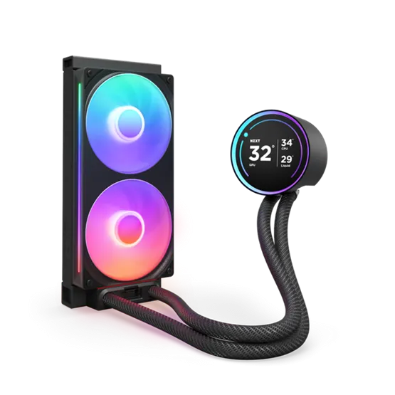 Fan NZXT - Kraken Elite 240 RGB V2 - Vízhűtés - 240mm - RL-KR24E-B2 - Image 2