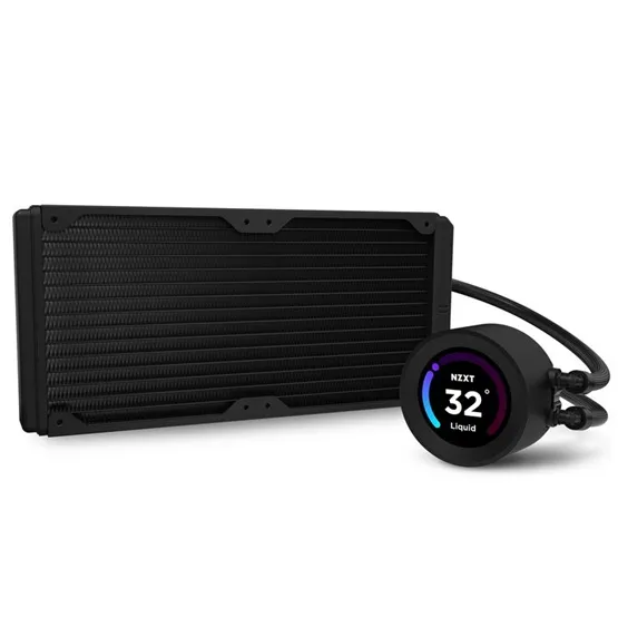 NZXT Kraken Elite 280 280mm 2x140mm AIO fekete vízhűtéses processzor hűtő - Image 2