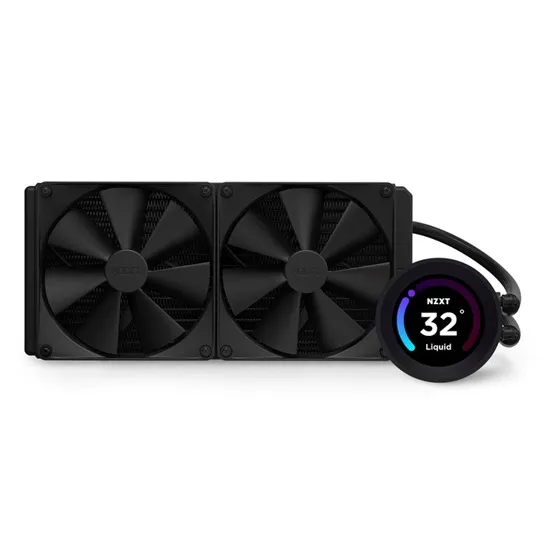 NZXT Kraken Elite 280 280mm 2x140mm AIO fekete vízhűtéses processzor hűtő - Image 3