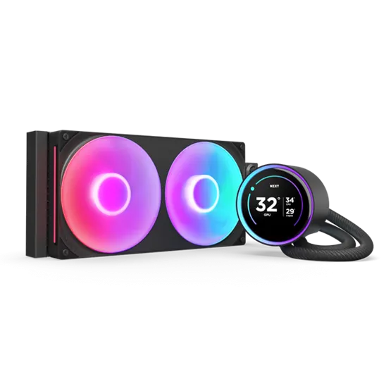 Fan NZXT - Kraken Elite 280 RGB V2 - Vízhűtés - 280mm - RL-KR28E-B2