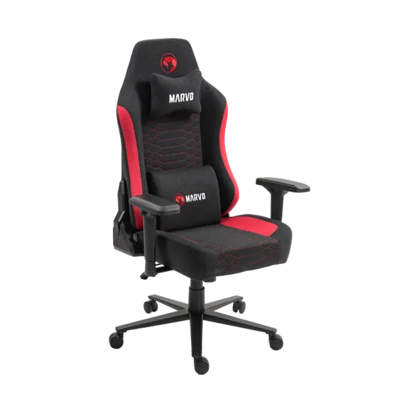 GCN MARVO Kahn Red gaming szék - fekete/piros