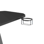 GDK White Shark HELIX gamer asztal - fekete - Image 5