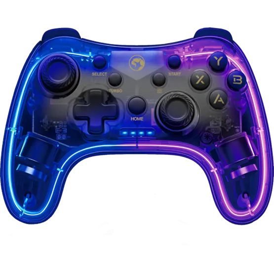 GP MARVO Ghost 40  - vezeték nélküli kontroller - átlátszó - RGB világítás - Image 4