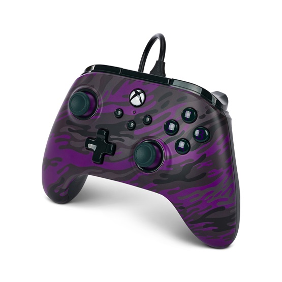 GP PowerA Advantage vezetékes Xbox Series X|S kontroller - Purple Camo - Image 2