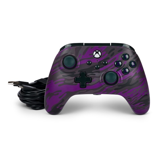GP PowerA Advantage vezetékes Xbox Series X|S kontroller - Purple Camo - Image 4