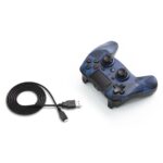 GP Snakebyte PS4 GamePad 4 S - vezeték nélküli kontroller - kék terepmintás - Image 3
