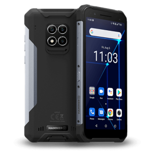HAMMER Construction 6" LTE 6/128GB DualSIM okostelefon - ezüst - Használt, javított termék
