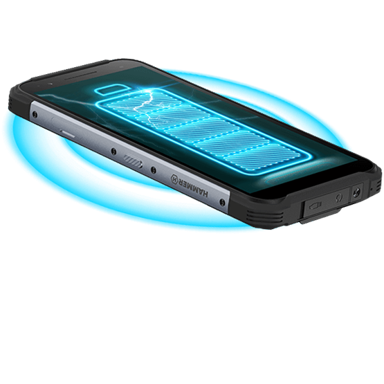 HAMMER Construction 6" LTE 6/128GB DualSIM okostelefon - ezüst - Használt, javított termék - Image 3