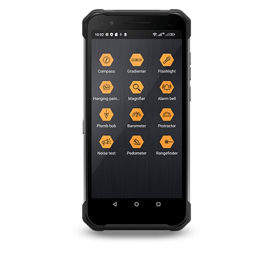 HAMMER Construction 6" LTE 6/128GB DualSIM okostelefon - ezüst - Használt, javított termék - Image 4