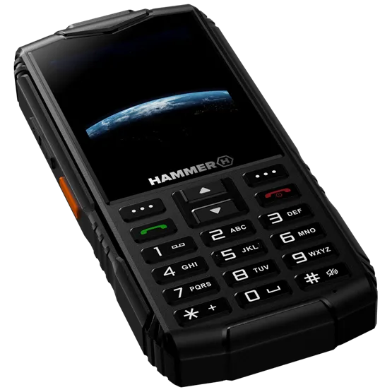 HAMMER Horizon LTE 2,8" Dual SIM csepp-, por- és ütésálló mobiltelefon - fekete - Image 4