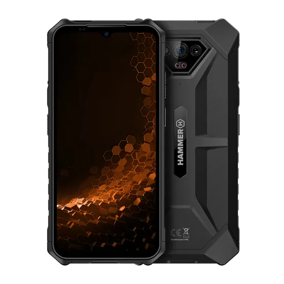 HAMMER Iron V 6,5" 6/64GB Dual SIM okostelefon - fekete
