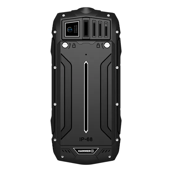 HAMMER Rock 2,4" Dual SIM csepp-, por- és ütésálló mobiltelefon - fekete - Image 11