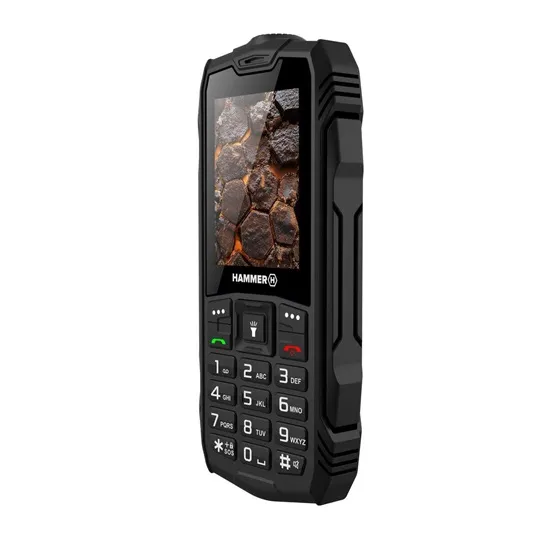 HAMMER Rock LTE 2,4" Dual SIM csepp-, por- és ütésálló mobiltelefon - fekete - Image 4