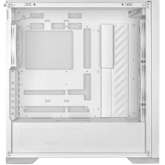 HÁZ Asus TUF GAMING GT302 TG ARGB WHITE - midi számítógépház - Fehér - Image 3