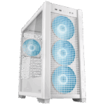 HÁZ Asus TUF GAMING GT302 TG ARGB WHITE - midi számítógépház - Fehér