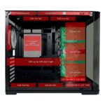 HÁZ LC Power - LC-8001B-ON hangszigetelt ATX ház - Image 5