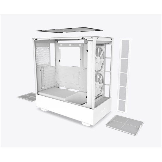 HÁZ NZXT Midi - H5 Elite Edition - Matt fehér - CC-H51EW-01 - Image 6