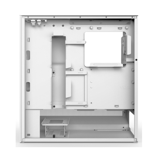 NZXT H5 Flow (2024) fehér (táp nélküli) ablakos mATX ház - Image 5
