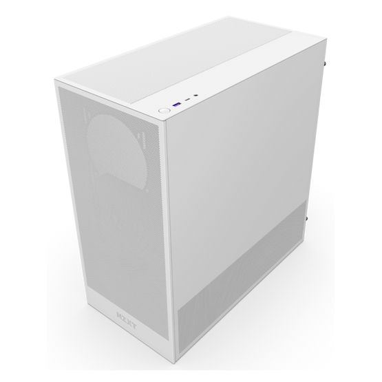 NZXT H5 Flow (2024) fehér (táp nélküli) ablakos mATX ház - Image 6