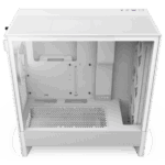 NZXT H5 Flow RGB (2024) fehér RGB (táp nélküli) ablakos mATX ház - Image 4