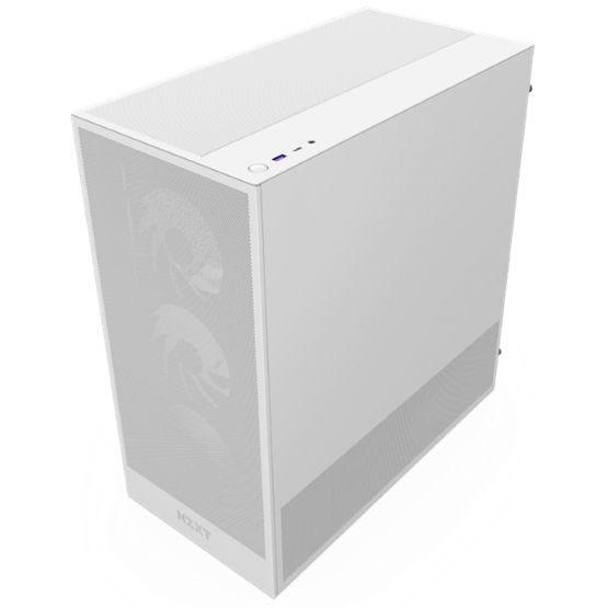 NZXT H5 Flow RGB (2024) fehér RGB (táp nélküli) ablakos mATX ház - Image 6