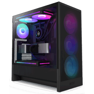 HÁZ NZXT Midi - H5 Flow RGB (2024) - Matt fekete - CC-H52FB-R1