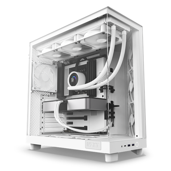 HÁZ NZXT Midi - H6 Flow - Matt fehér - CC-H61FW-01 - Image 1