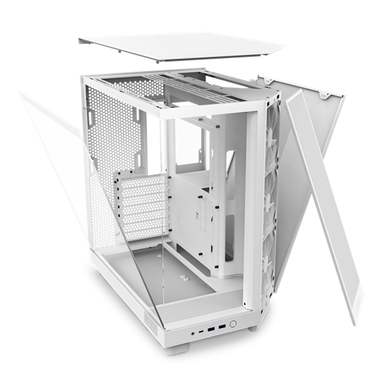 HÁZ NZXT Midi - H6 Flow - Matt fehér - CC-H61FW-01 - Image 4