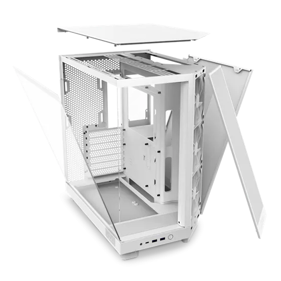 HÁZ NZXT Midi - H6 Flow - Matt fehér - CC-H61FW-01 - Image 4