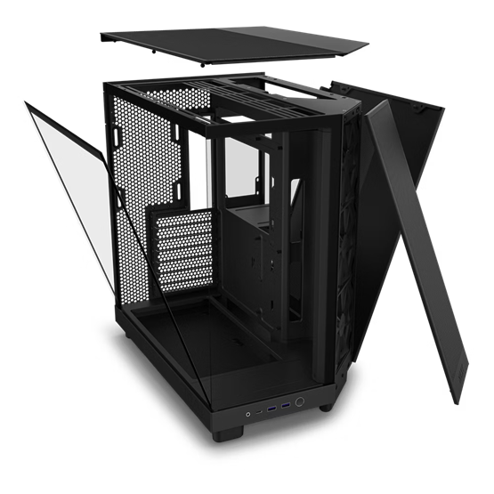 HÁZ NZXT Midi - H6 Flow - Matt fekete - CC-H61FB-01 - Image 4