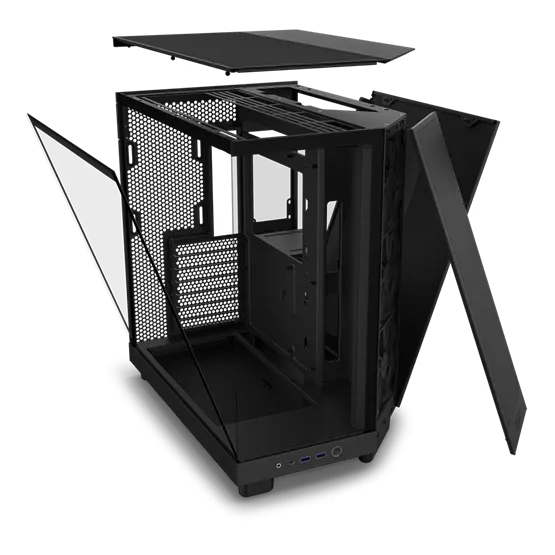 HÁZ NZXT Midi - H6 Flow - Matt fekete - CC-H61FB-01 - Image 4