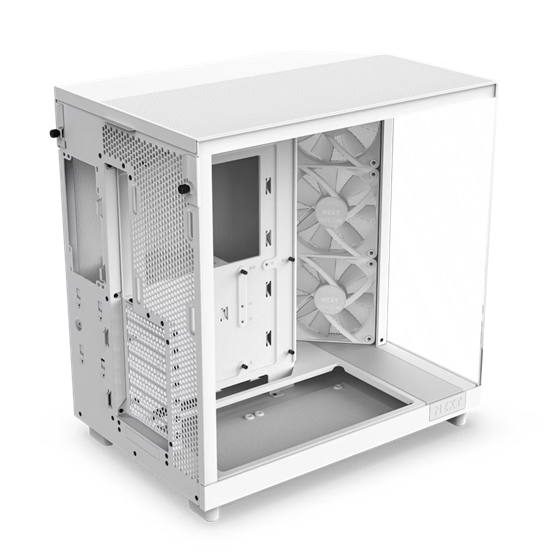 HÁZ NZXT Midi - H6 Flow RGB - Matt fehér - CC-H61FW-R1 - Image 3