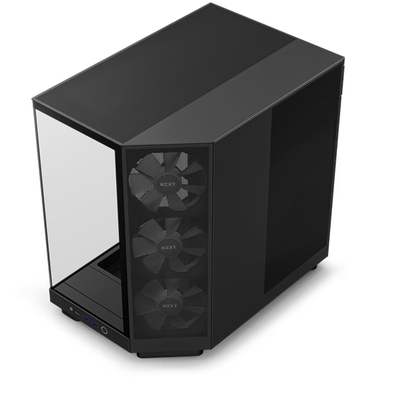 NZXT H6 Flow RGB (2023) fekete (táp nélküli) ablakos ATX ház - Image 8